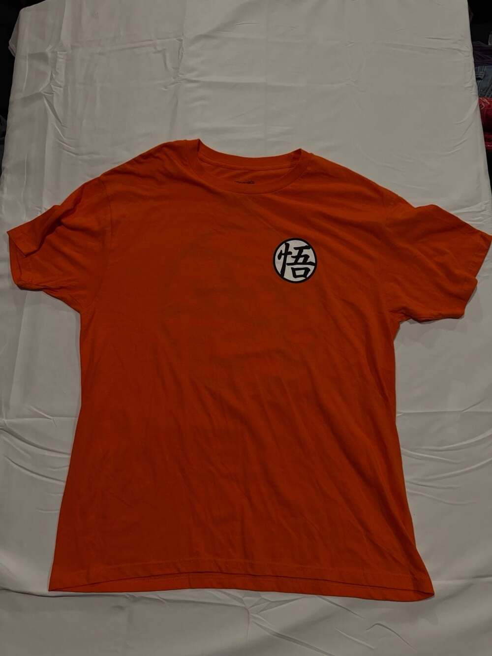 Dragon Ball Super Goku Kame Symbol Orange T-Shirt Large